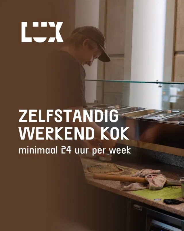 ✨Wij zoeken een Zelfstandig Werkend Kok & Eerste Medewerker Bediening! ✨
Wil jij werken op een plek waar film, theater, muziek en gastvrijheid samenkomen?
Ons café-restaurant is hét bruisende hart van ons arthouse in Nijmegen. 
❇️Zelfstandig Werkend Kok
We zoeken iemand die met enthousiasme en aandacht voor kwaliteit samen met collega’s de lekkerste gerechten op tafel zet. 
❇️Eerste Medewerker Bediening 
We zoeken iemand die energie krijgt van aansturen, service verlenen en elke dag nét dat beetje extra wil geven. 
💡Wat je krijgt:
✅ Een informele en gezellige werksfeer
✅ Salaris volgens CAO voor het horeca- en aanverwante bedrijf
✅ De kans jezelf te ontwikkelen in een jong en leergierig team van betrokken
collega’s
✅ Gratis naar de film met ons passe-partout 
💌 Solliciteer nu via sollicitatie@lux-nijmegen.nl
👉 Meer info vind je op onze website. 
#luxnijmegen  #cafelux #arthouse #vacature #werkenbijlux #horeca