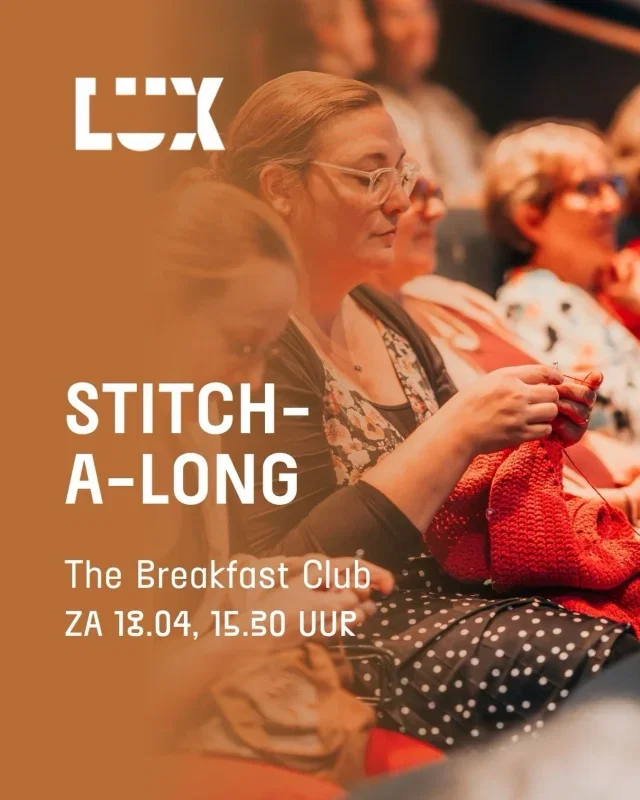 Haak, brei of borduur mee tijdens The Breakfast Club 🥐

🧵 Omdat deze eighties-klassieker nooit vergeten mag worden vertonen wij The Breakfast Club opnieuw, in de vorm van een Stitch-A-Long! De lampen in de zaal blijven half aan, zodat jij ongestoord kan werken aan je haak-, brei- of borduurwerk.

Reserveer snel een plekje en koop je kaarten via onze website.

#LUXNijmegen #LUX #StitchALong #TheBreakfastClub #Arthouse