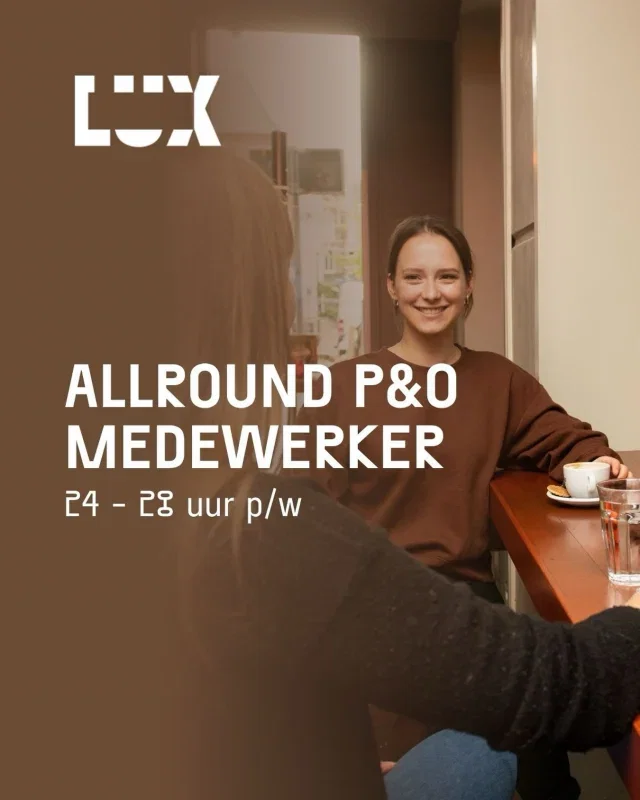 Vacature alert 📢 Wij zoeken een allround P&O medewerker!

We zoeken een enthousiaste collega die houdt van afwisseling, overzicht en meedenken.

Wat jij kan verwachten:
✅Een inspirerende werkplek in het culturele hart van Nijmegen. 
✅Een organisatie waar veel gebeurt en waar P&O volop in ontwikkeling is.
✅Ruimte om mee te denken over hoe processen beter kunnen.
✅Een team van betrokken collega’s in een open, informele en creatieve werkomgeving. 
✅Een inclusieve organisatiecultuur waar je mag zijn wie je bent. 
✅Gratis toegang tot ons volledige programma met de LUX-passe-partout & twee consumptiemunten per maand om te besteden in ons café-restaurant.

👉 Meer info vind je op onze website. Solliciteer t/m zondag 31 mei.

#werkenbij #luxnijmegen #vacaturealert #culturelevacature