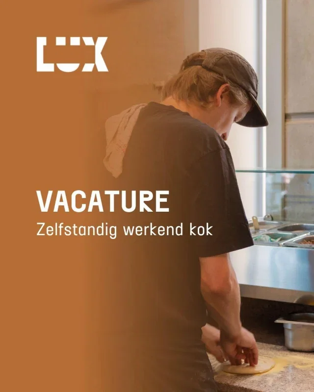 Vacature alert 📢 Kom werken bij LUX!

Wil jij werken op een plek waar film, theater, muziek, eten en gastvrijheid samenkomen? Dan hebben wij plek voor jou in ons horeca-team!

We zijn op zoek naar:
👨‍🍳 Een zelfstandig werkend kok (minimaal 24 uur per week)
🍽️ Een spoelkeukenmedewerker (vanaf 18 jaar, i.v.m. diensten na 23.00 uur en uren in overleg)

Of je nu graag achter de schermen zorgt dat alles op rolletjes loopt of juist je creativiteit kwijt wilt in de keuken: bij ons Arthouse werk je midden in het culturele hart van Nijmegen, samen met een betrokken en enthousiast team.

Wat je krijgt:
✅ Een inspirerende werkplek met fijne collega's
✅ Salaris volgens CAO Horeca
✅ Ruimte om jezelf te ontwikkelen
✅ Gratis naar ons volledige programma met een LUX passe-partout

💌 Solliciteer via sollicitatie@lux-nijmegen.nl

👉 Neem voor meer informatie over de vacatures een kijkje op onze website.

#luxnijmegen #arthouse #vacature #werkenbijlux #horeca #nijmegen