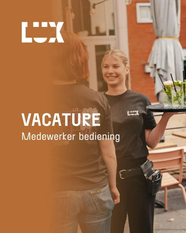Vacature alert 📢 Kom werken bij LUX!

Wil jij werken op een plek waar film, theater, muziek, eten en gastvrijheid samenkomen? Dan hebben wij plek voor jou in ons horeca-team!

We zijn op zoek naar:
☕️ Een medewerker bediening (minimaal 16 uur per week)

Jij maakt met liefde koffie, tapt biertjes en zorgt dat elke gast zich welkom voelt. Je bent enthousiast, flexibel, leergierig en hebt zin om te werken in een betrokken en enthousiast team bij ons Arthouse midden in het culturele hart van Nijmegen.

Wat je krijgt:

✅ Een informele en gezellige werksfeer
✅ Salaris volgens CAO Horeca (schaal 3)
✅ Ruimte om jezelf te ontwikkelen
✅ Gratis naar ons volledige programma met een LUX passe-partout

💌 Solliciteer via sollicitatie@lux-nijmegen.nl

👉 Neem voor meer informatie over de vacature een kijkje op onze website.

#luxnijmegen #nijmegen #werkenbij #vacature